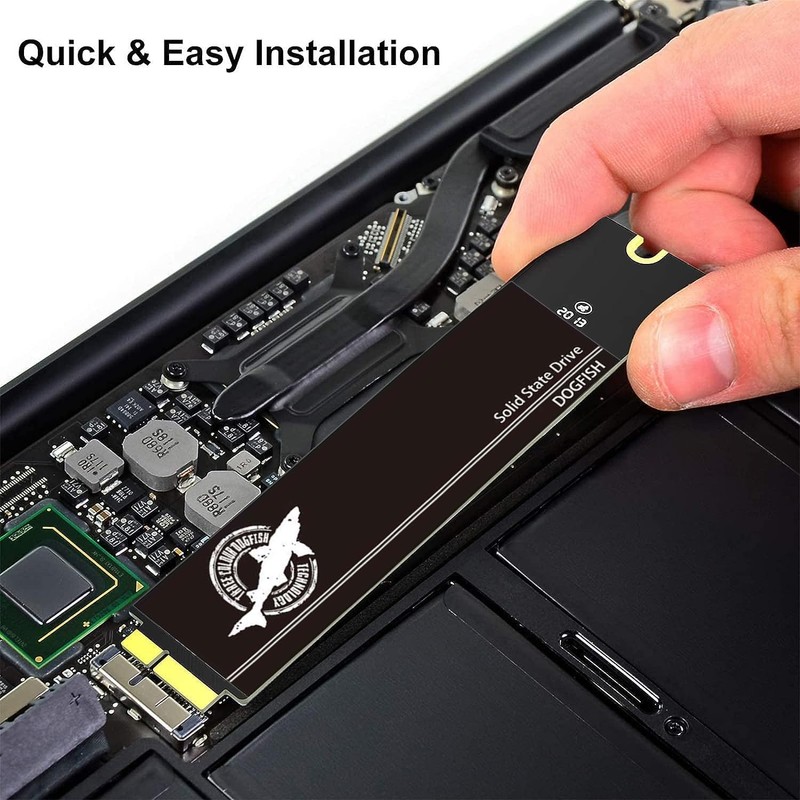 THREE COLOUR DOGFISH Dogfis SSD 1TB Upgrade for Apple MacBook