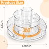 Molutsody 360° Rotating Makeup Organizer - Cosmetic Skincare Organizers wish