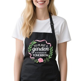 Oxpaynop Funny Garden Aprons for Women with Pockets, Gardening Gifts for Women Gardener, Mothers Day Christmas Birthday Gifts for Plant Lover Mom Wife Grandma