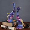 LIKEUDO Unique Resin Cat Statue for Cat Lovers - Perfect