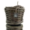 Van der Leeden Drypot® Rattan Planter Grey Approx. Diameter 17