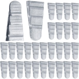 30 Pcs Steel Hammer Handle Wedges Steel Handle Wedges Heavy Duty Silver Wedge for Axes Hammers Hatchets Repair Mauls Garden Tools Repair Replacement Handles
