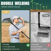 JAOTREL 48'' Bow Rake Heavy Duty Garden Rake with Stainless