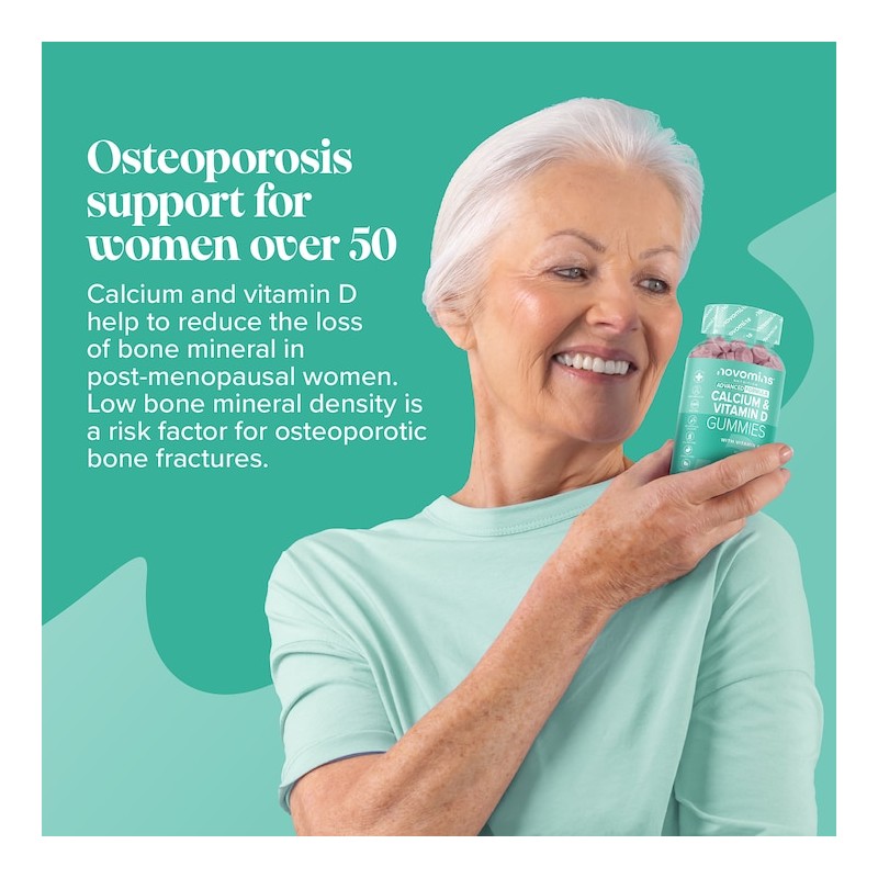 Novomins Calcium & Vitamin D Gummies 60 Gummies
