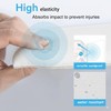 Antenat 3D Self-Adhesive Kids Headboard Padding, 4PK White 13.7"