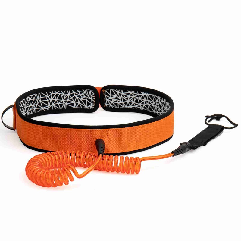 Surfboard Waist Leash 7mm Thick 10ft Coiled Surf Board Leash
