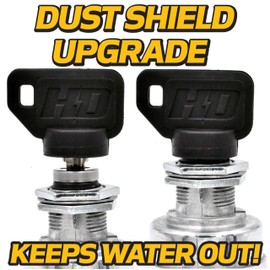 HD Switch Premium Starter Ignition Switch Fits John Deere 130 160 165 170 175 180 185 240 245 260 265 285 320 500 ZTrak 717E 727 737 757 777 797 997 Z910 Z915 Z920 Z925 Z930 Z950 Z960 w/ 3 Keys