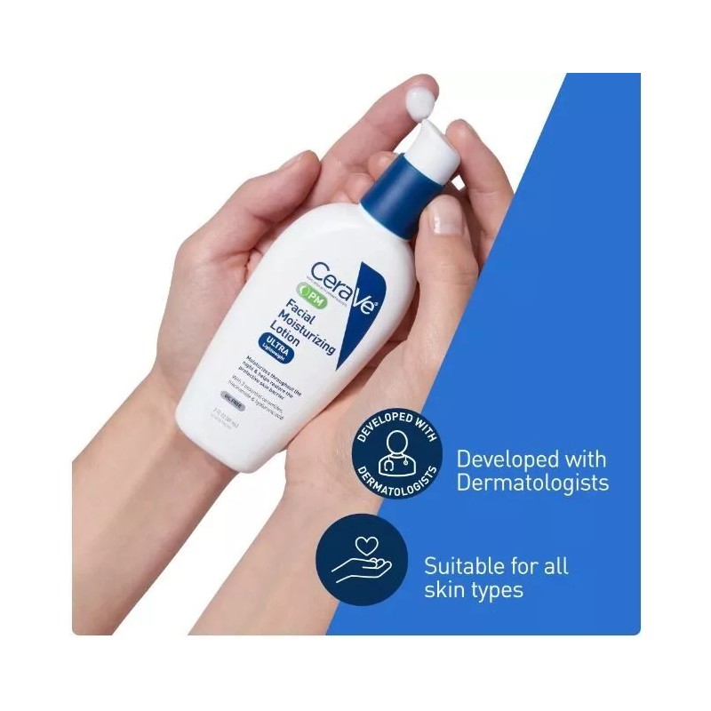 Cerave PM 3fl oz Facial Moisturizing Lotion - (CVE53745)
