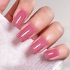 Jelly Gel Polish, Rose Pink Jelly Nail Gel Polish Translucent
