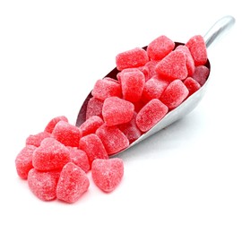 Candy Retailer Valentine's Day Cherry Jelly Hearts (1 Lb)