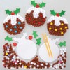 Baker Ross FE889 Christmas Pudding Kits, 5 Pack, Christmas Craft