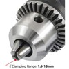 TOP-VIGOR 1.5-13mm Capacity Drill Chuck Adapter, 3/8-24UNF Thread Quick Change