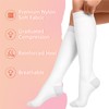3 Pairs Compression Socks for Women Men, Calf Support Pressure