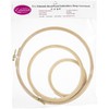 FRANK A EDMUNDS 4", 6" & 8" Beechwood Embroidery Hoop