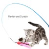 JIARON Cat Toys Feather Toy, 2PCS Retractable Wand and 10PCS