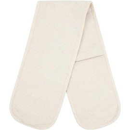 100% Cotton Oven Glove Double Sided Plain Home Kitchen Restaurant Catering Pot Holder Heat Resistant Mitt 3 Sizes by Molly Malou® (106 x 17 cm)