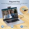 Cámara Web Full HD 4k con micrófono, corrección automática de
