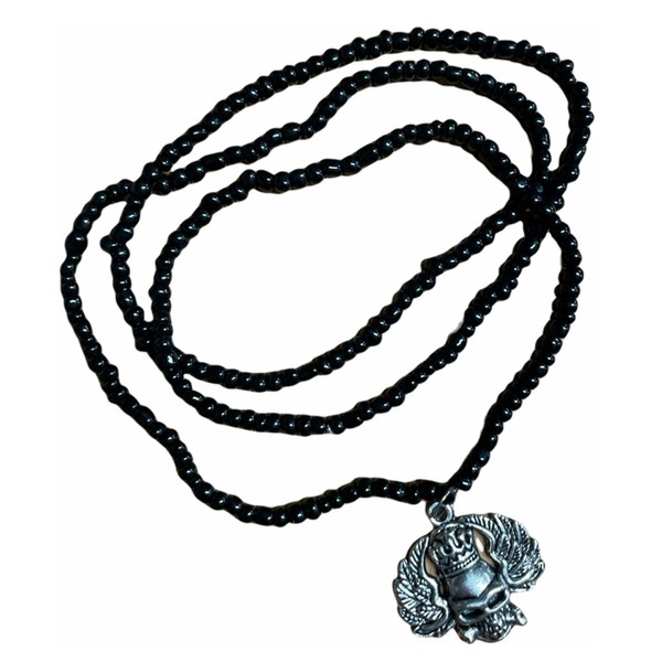 Gifts by Lulee, LLC Santa Muerte Memento Mori Long Black