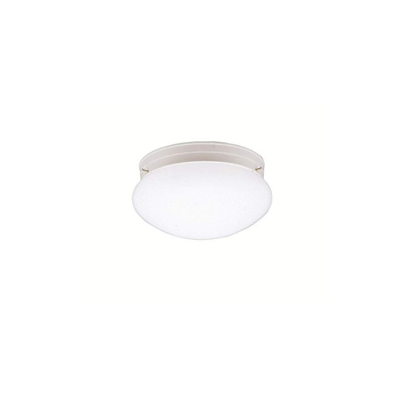Kichler 208WH Ceiling Space Flush Mount 1-Light, White