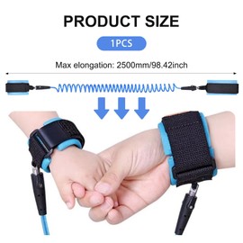 Children's Lead, 2.5 m Children's Lead, Lead for Children, Dog Lead for Children, Children's Wrist Lead, Lead for Children, Baby Children, Safty Anti-Lost Walking Children's Lead Wrist (Blue)