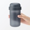 MUJI 84683879 Lunch Capsule with Topping Cup, Black, 15.7 fl