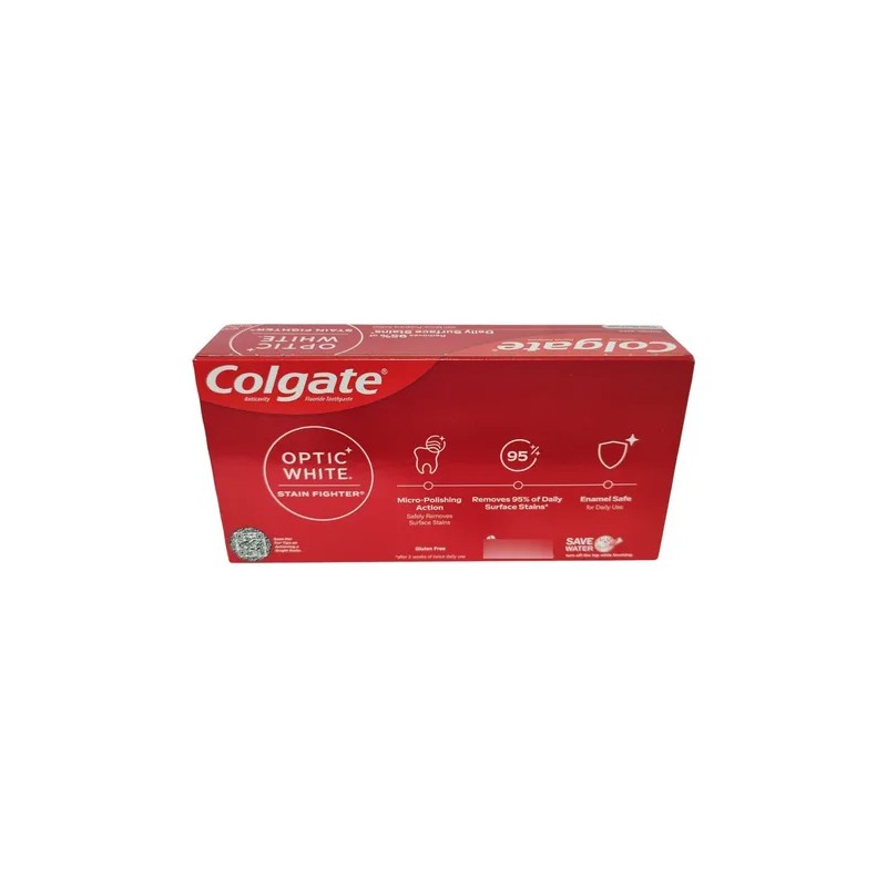 Colgate Optic White Stain Fighter 2 Pastas 340g C/u