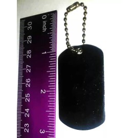 Fun express Silver Dog Tag Keychain #19549, 12/pk, 2 inch dog tag on dog tag keychain