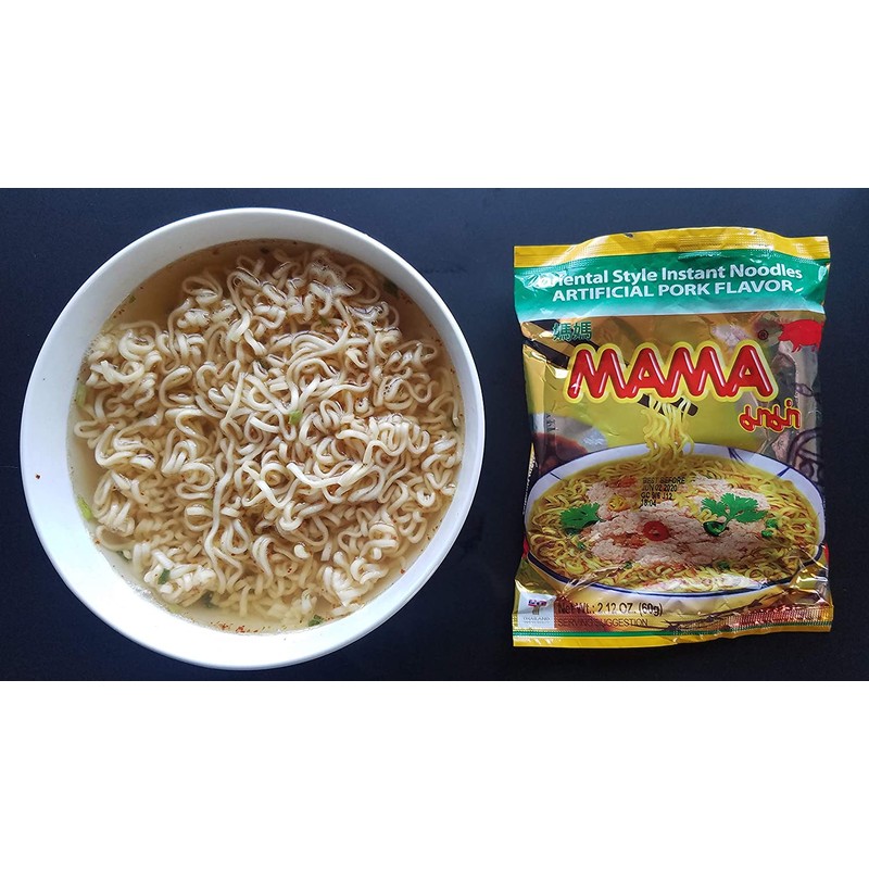 MAMA Ramen Style Instant Oriental Noodles Variety 30 Pack, Chicken,