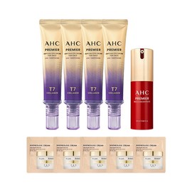 AHC Eye Cream Season 13 40ml x4 + Red Concentrate 25ml + 5 Jas Cream Samples / AHC 아이크림 시즌13 40ml x4 + 레드 컨센트레이트 25ml + 쟈스 크림 샘플5매