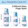 Wisesso Finger Splint, 3pcs Finger Brace Joint Stabilizer Knuckle Immobilization