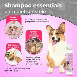 Fancy Pets Essentials Sampoo para Piel Sensible de Perro con 250 Mililítros                                                                           