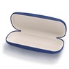 TOPSIDE Hardcase Soft Touch Glasses Case with Microfibre Cloth, blue