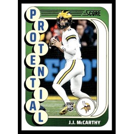 2024 Score Protential #10 J.J. McCarthy NM-MT Vikings Football Trading Card