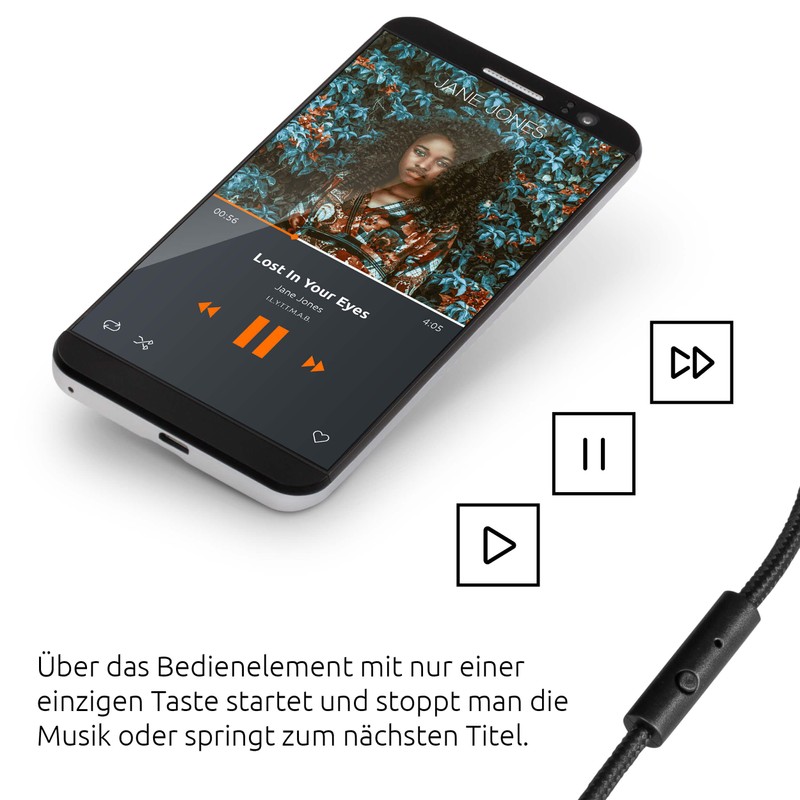 TechniSat STEREOMAN 3 Compact Hi-Fi Cable Headphones (Padded PU Leather