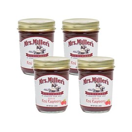 Mrs. Miller's Seedless Red Raspberry Jam 9 Ounce (Pack of 4)