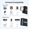 leizhan USB 3.2 Adapter 2pcs, USB-A Buchse zu Typ-C Stecker