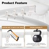 Flexible Bendable Ceiling Curtain Track, Ceiling Mount for Curtain Rail,Room