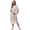 Turquaz Robes For Women Lightweight Unisex Waffle Kimono Bathrobe, Beige,
