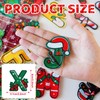 26PCS Christmas Iron on Patches A-Z Iron On Christmas Chenille