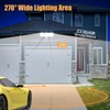 YTKIH LED Spotlight with Motion Sensor Outdoor, 6000 lm, 38