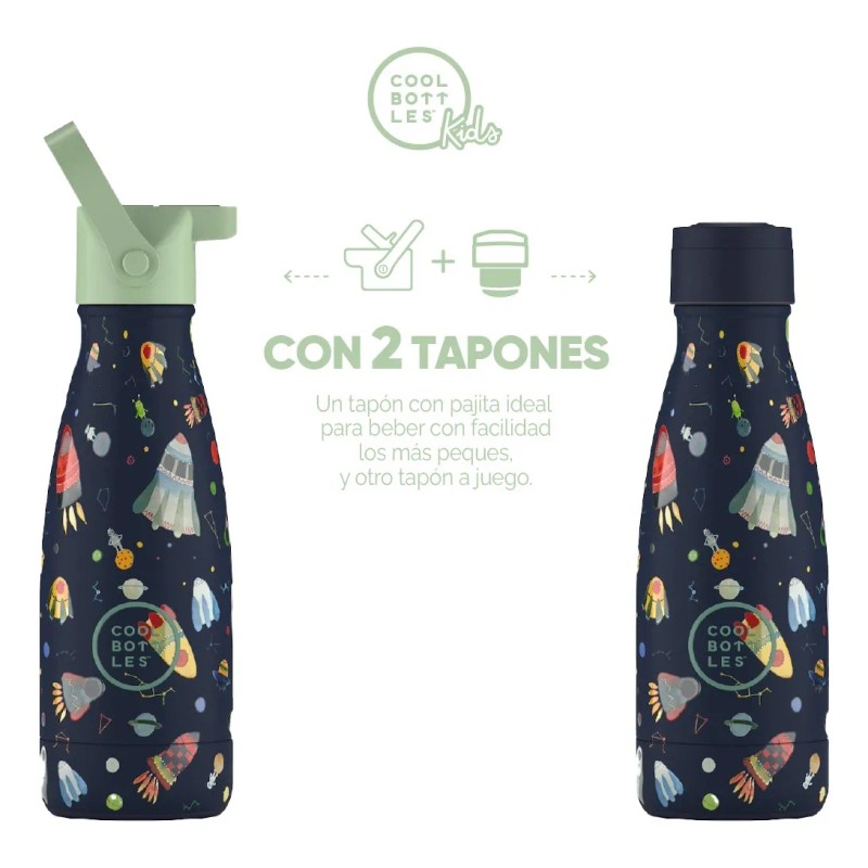 Cool Bottles Botella Termo Infantil Space Rockets 260ml Space Rockets