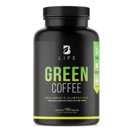 Café Verde 100% Puro 180 Cápsulas. B Life Green Coffee