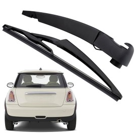 Effitnee Rear Wiper Arm Blade and Arm Set, Back Windscreen Wiper Assembly for Mini Cooper R56 2007-2015