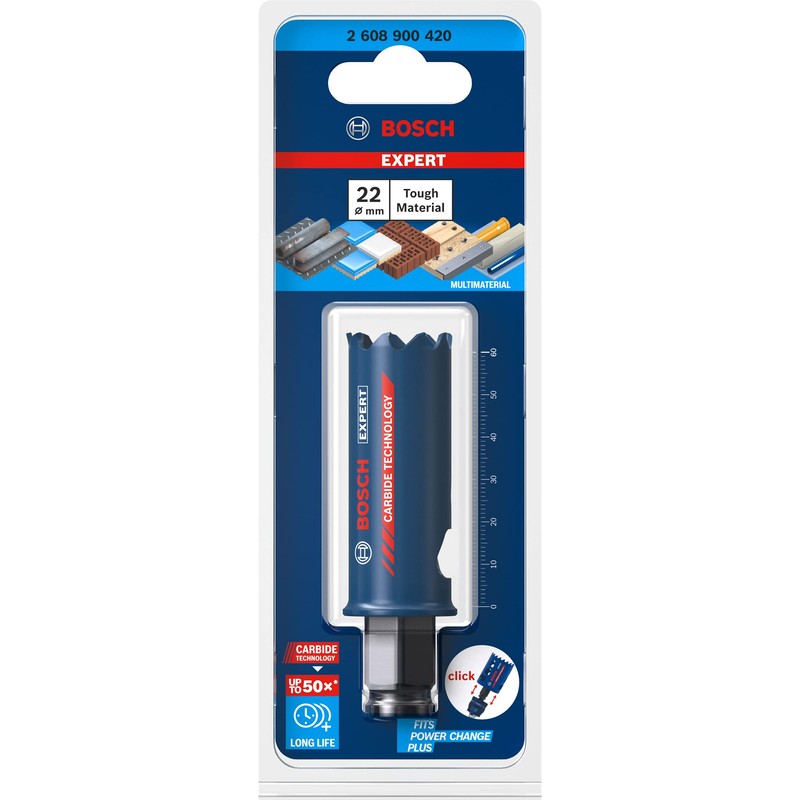 Bosch 1x EXPERT Tough Material Hole Saw (for Wood with