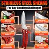 4-in-1 Kitchen Shears Heavy Duty – Sharp Seafood, Turkey Shears