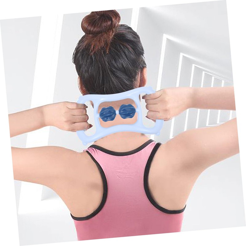 FOMIYES Yoga Massage Roller Compact Yoga Training Ring Back Neck