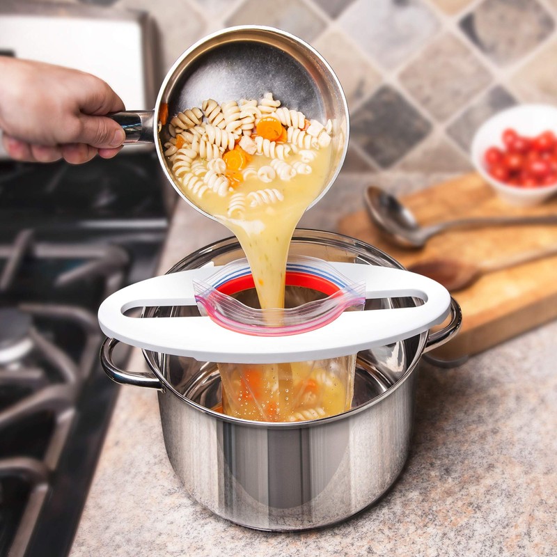 Final Touch Fill & Store Plastic Zip Lock Freezer Bag