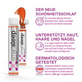smartsleep® Beauty I 7 Pieces I Beauty Nutrients for the Night I Supports Your Skin, Hair and Nails I Dietary Supplement with Collagen, Hyaluronic Acid, Vitamins and Minerals