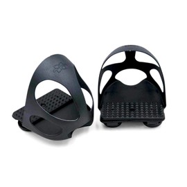Compositi Stirrup Inserts with Slip Protection 1 Pair = 2 Pieces for Children Black