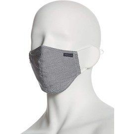 Perry Ellis Standard Reusable Rounded Woven Fabric Face Masks (Pack of 3, Assorted Prints and Colors)